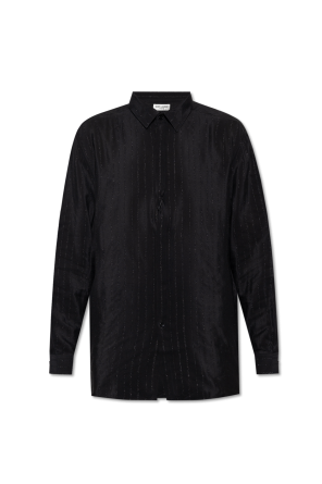 Saint Laurent Monogrammed silk shirt | Men's | Vitkac